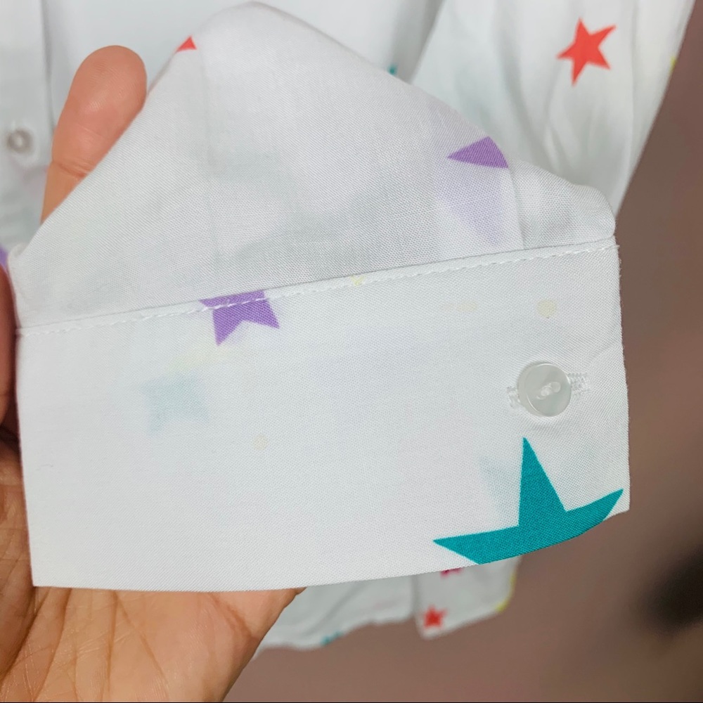 Star Printed Button Down - image 3